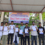 পাহাড় নিয়ে ষড়যন্ত্র প্রতিরোধে সচেতনতামূলক লিফলেট বিতরণ পিসিসিপি’র
