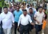 পার্বত্য প্রতিমন্ত্রী ও রাঙামাটি জেলা পরিষদ চেয়ারম্যান কে নানিয়ারচর বিএনপির সংবর্ধনা