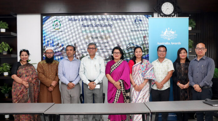 রাবিপ্রবি’তে Australia Awards Scholarship বিষয়ক Information Session অনুষ্ঠিত রাবিপ্রবি’তে Australia Awards Scholarship বিষয়ক Information Session অনুষ্ঠিত